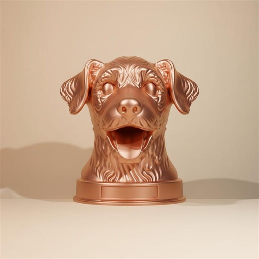 Jackapoo (jack Russell + Poodle) STL File | 3D Printable Dog Bust (digital Download) - Etsy