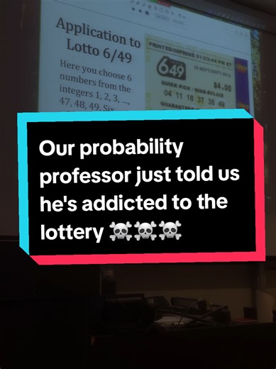 Our probability professor just told us he's addicted to the lottery ☠️☠️☠️ ______ About this page, The Potential Dropout: Day in the life of an engineering student was originally started by The Potential Dropout (me) on TikTok as a vlog series in December of 2021, in my first semester of university as a mechanical engineering student. I was failing my Calculus class at that point. Little did I know the video resonated with so many overnight, making the series a viral one on the Internet. Ever si