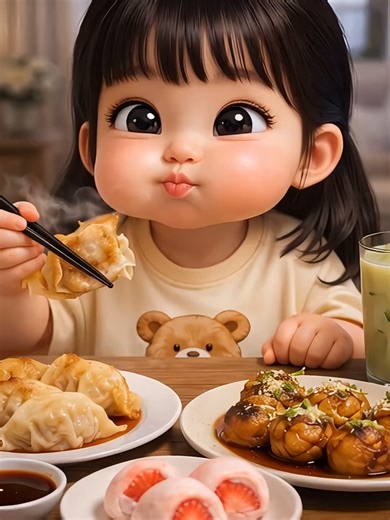 Adorable Baby ASMR Mukbang Eating Show