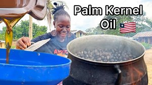 37K views · 1.1K reactions | This is how Africa’s famous Palm Kernel Oil is made in Liberia, West Africa. Growing up in Liberia, we had two options when it came to Palm Kernel Oil: cook or use it as body oil. Which option worked for you? As for me, I did both. I hope you learn something new from this video.  https://youtu.be/wKIAFXzi2Ek | Lauretta B Cisse | Facebook