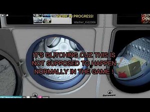 OPEN DOOR Unbalanced Spin on WashWare Roblox ! 😲