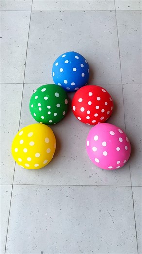 A latter shape colourful water balloon orbeez popping reverse ⏪ #satisfying #balloonburst