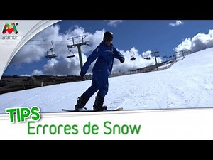 Principales Errores en PRINCIPIANTES Snowboard | Grupo Aramón