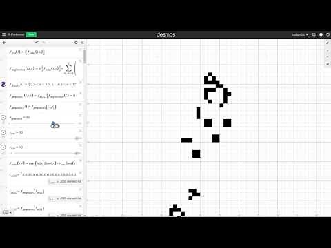 Conway's Game of Life in Desmos Graphing Calculator