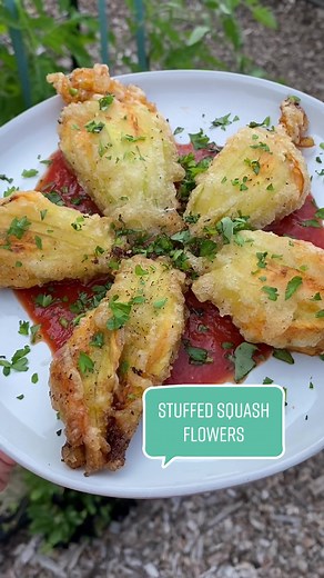 Delicious Stuffed Squash Flowers Recipe | Garden Harvest Cooking