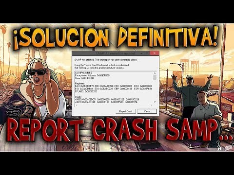 SOLUCION AL ERROR DE REPORT CRASH DE SAMP (DAMAGE INFORMER, MODLOADER, SAMPFUNCS, ETC) TUTORIAL 2022