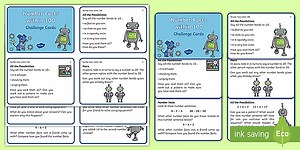 Addition and Subtraction Number Facts within 100 Challenge Cards