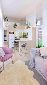 351K views · 15K reactions | ⭐️ Award winning tiny home ⭐️ At the NZ Tiny House Awards this year we won the ‘Most Creative Design’ award for Rebecca’s custom tiny home. The judges were wowed by the innovative mirror placements and the ingenious loft stairs tucked behind the kitchen. As featured on Living Big In A Tiny House. #tinyhouse #tinyliving #tinyhousehub | Cocoon Tiny Homes | Facebook