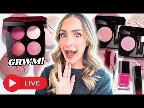 LIVE: CHANEL ROUGE NOIR! 🖤 GRWM + Q&A
