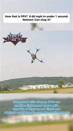 Redefining Instant: The FPV Drone That Hits 60mph in 1 Second