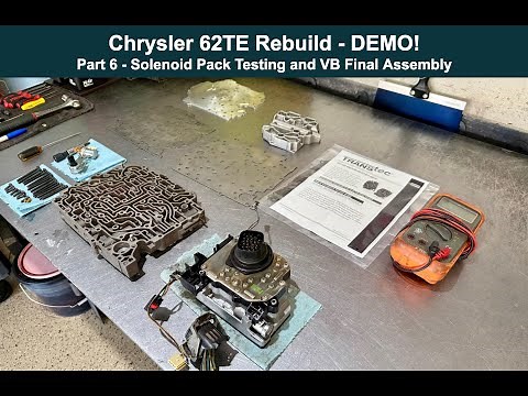 62TE Demo Assembly Part 6 - Solenoid Pack & VB Final Assembly