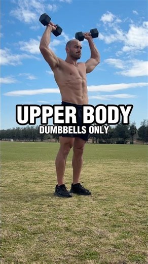 🔥 Upper Body Dumbbell Workout (No Gym Needed)