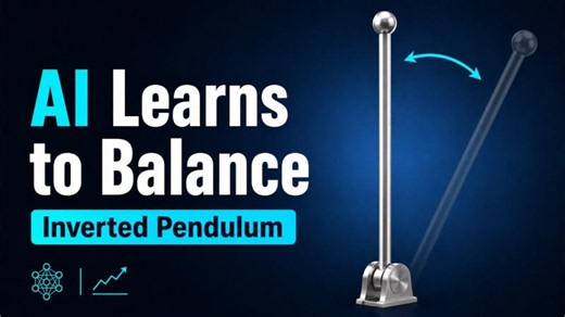 AI Learns to Balance an Inverted Pendulum — Deep Q-Learning (DQN) Explained With Animations | Jonas Hellgren