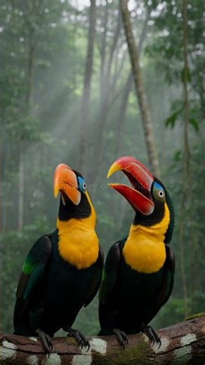 Toucans #shorts #trending #animalvideos #reels #shortsfeed #toucans