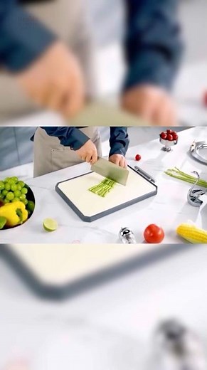 Double-Sided Steel Cutting Board Review | Hygienic, Durable & Easy to Clean #kitchen #cooking #tech
