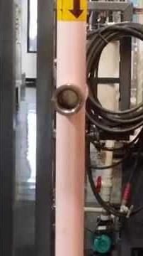 Liquid Ammonia Draining from Evaporative Condenser