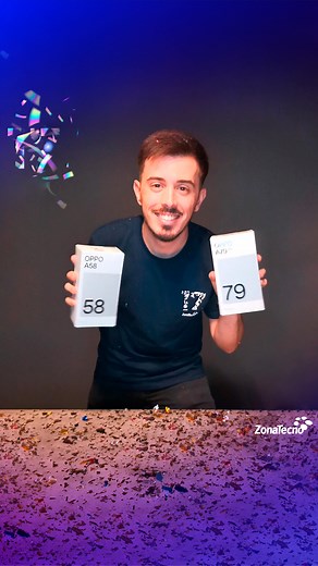 1.2K views | Seguimos festejando y te traemos #unboxing de esta joyita de OPPO!  OPPO A79 5G   Cámara trasera de 50 megapíxeles y Full HD.  256 GB de almacenamiento.  Incluye cargador súper rápido y estuche transparente.  Encontrálo en nuestra web! | ZonaTecno | Facebook
