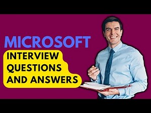 Top 20 Microsoft Interview Questions and Answers for 2025