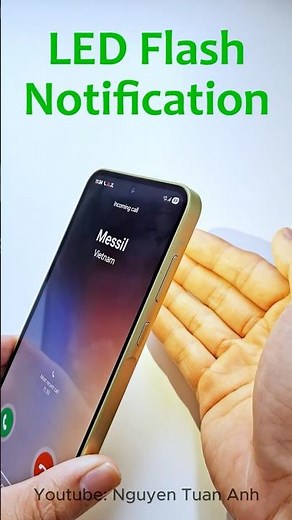 Turn On LED Flash Notifications on Android