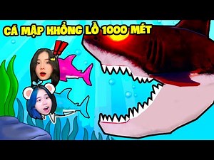 SAMMY VÀ MÈO SIMMY THOÁT KHỎI CÁ MẬP ĂN THỊT KHỔNG LỒ 1000 MÉT SIÊU ĐÁNG SỢ TRONG ROBLOX