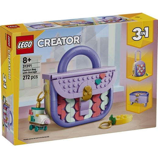 Buy LEGO Creator 3 in 1 Art Fashion Bag with Storage Toy 31391 PREORDER | LEGO | Argos