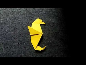 How to make a SeaHorse | Origami Tutorial easy