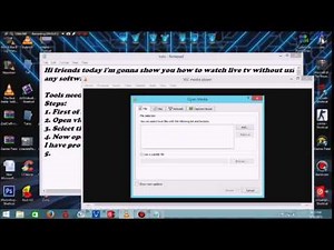 How to watch live tv in computer