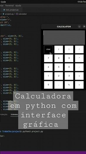 calculadora em #python com interface gráfica #pysimplegui