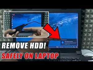 how to eject hard disk from laptop?