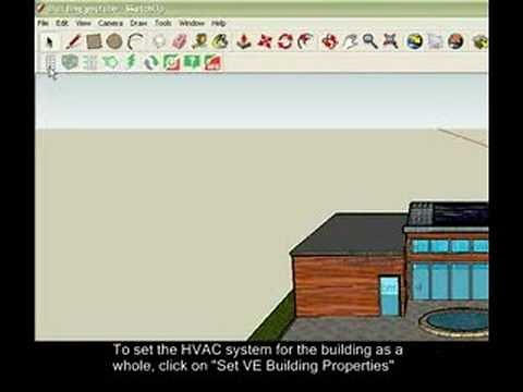 IES SketchUp plug-in: Setting HVAC Systems