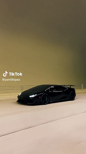 Tunnel run in the batmobile 🦇 • • • • • • • • • • • • • • #lamborghini #huracan #v10 #fypシ #carsoftiktok #cartok #supercars