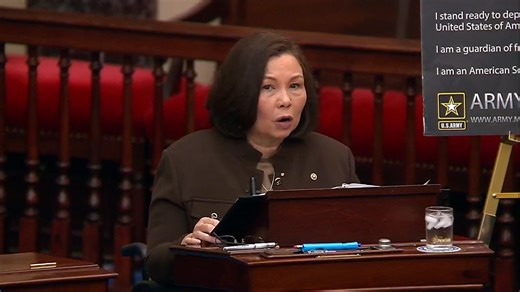 'How dare he drag our nation into a war?': Tammy Duckworth puts 'draft dodger' Trump in his place over illegal war with Iran