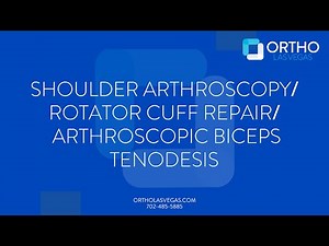Shoulder Arthroscopy, Rotator Cuff Repair, Arthroscopic Biceps Tenodesis