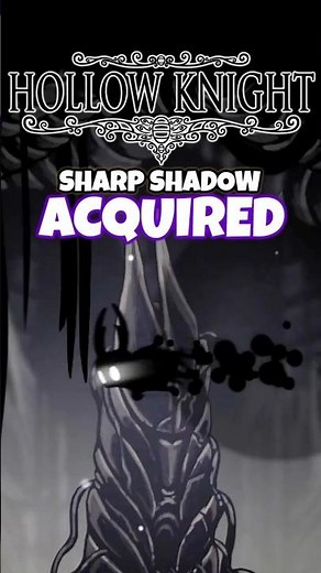 I Got the Sharp Shadow Charm in Hollow Knight!