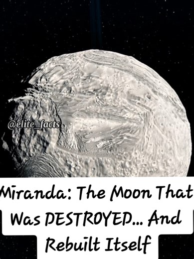 Miranda looks like it was shattered… then stitched back together like a broken world. Massive cliffs. Mismatched terrain. Nothing lines up. Scientists believe it was completely destroyed… then gravity pulled the pieces back. But not perfectly. This might be the strangest moon in our entire solar system. And it raises a question… What really happened out there? like and subscribe for more mind-blowing space facts #space #miranda #uranus #nasa #creatorsearchinsights