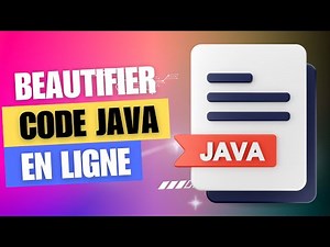 Comment beautifier/formatter ton code Java en ligne?