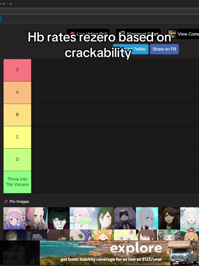He’s interesting #funny #meme #rezero #tierlist #crack | rezero