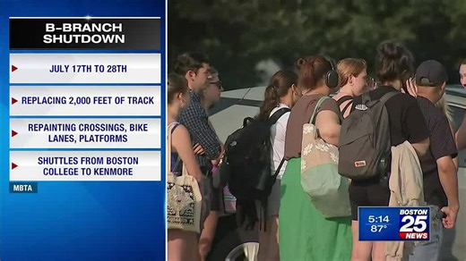 Commuter Alert: Full closure of Green Line B branch begins