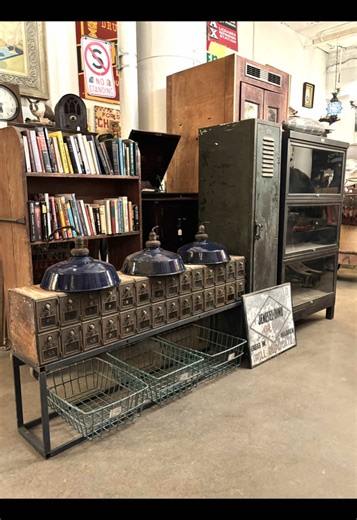 Vintage Industrial Furniture Sale in Detroit