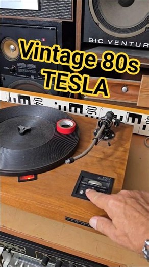 Vintage TESLA Turntable 33/45 RPM Speed Control Test Testing Rare HiFi TESLA AUDIO