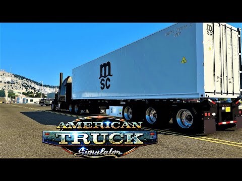 ATS Mods 4K★ 1.45: | The Daikin Reefer Container by Sib3rius to 1.45 | American Truck Simulator