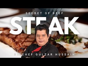 Chef Gulzar’s Juicy Beef Steak Recipe 🍽🔥 | Restaurant Style Steak at Home | Urdu/Hindi