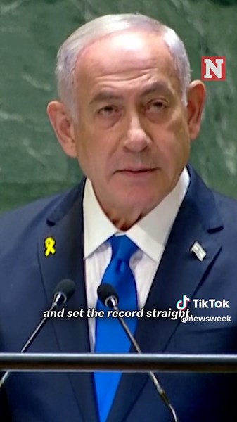 Israeli Prime Minister Benjamin #Netanyahu told the #UN assembly that he was there to refute the