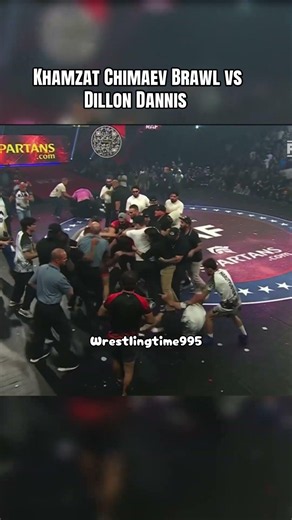 Khamzat Chimaev Crazy Brawl vs Dillon dannis at RAF 10 😳👀😱#wrestling #борьба #ufc #chimaev