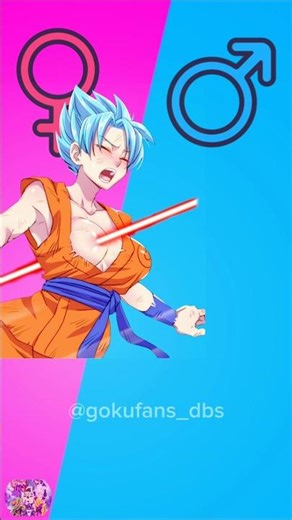 Dragon Ball Goku Character Gender Bender Swap #shorts #dbs #goku #dragonball