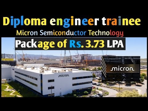 Micron Semiconductor Placement Drive 2026 | Diploma Engineers | Ranchi Jharkhand | 3.73 LPA #job