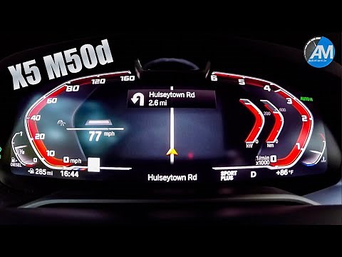 2019 BMW X5 M50d - 0-100 km/h acceleration!
