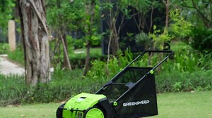 Pickup Pro 2 Leaf & Lawn Sweeper – Push Powered Garden Sweeper for Grass Clippings, Leaves & Debris – Manual Push Yard Sweeper with Height Adjustment & Large Collection Hopper
