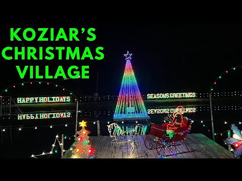 Koziar's Christmas village In Bernville PA 2023 (4k)