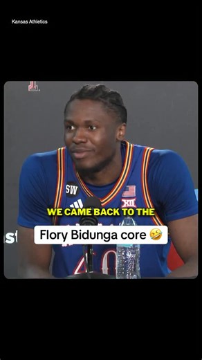 Flory Bidunga is a sound bite machine 🤣 #collegebasketball | CBS Sports College Basketball